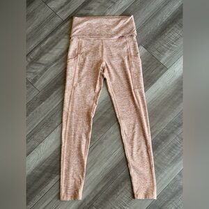 Offline by Aerie The Hugger Foldover Hi-Rise Legging Heather Orange Women’s Sz S